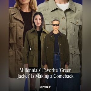 Marc by Marc Jacobs Peat Green Utility Military Jacket Workwear Workware Size S